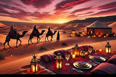Marrakech: Agafay Desert Sunset, Camel Ride, and Dinner Show