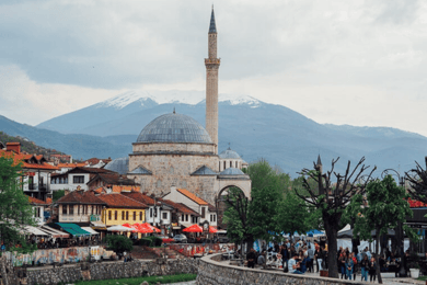 From Tirana/Durres/Golem: Prizren & Prishtina Full-Day Tour