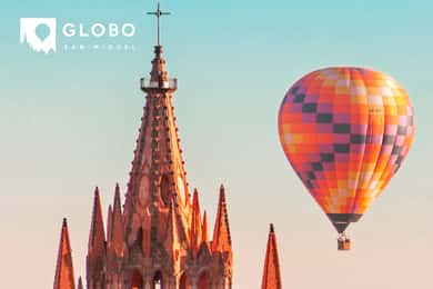 San Miguel de Allende: heteluchtballonvlucht van vr-zo