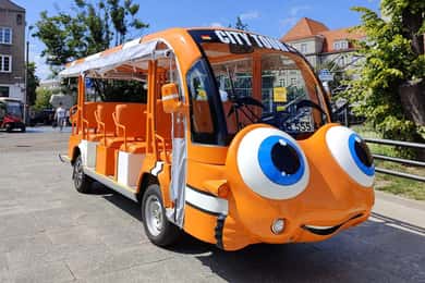 Gdansk: City Sightseeing Tour Eco Electric Buggy Golf Cart !