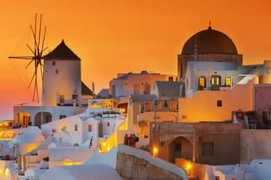 Passeio diário ao pôr do sol em Oia
