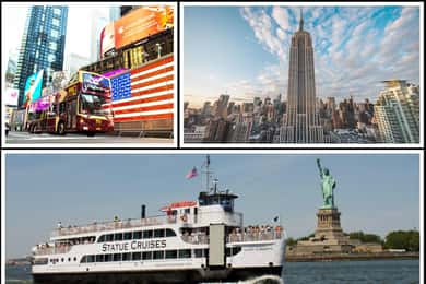 NY: Freiheitsstatue, Empire State Building und Hop-On/Hop-Off-Tour