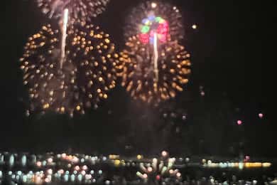 Yokohama Minato Mirai 21:Fireworks Viewing from a River Boat