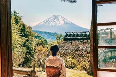 Excursão ao Monte Fuji: Lago Kawaguchi, Santuário, Aldeia Curativa e Pagode
