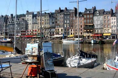 Kryssningslinje: Skytteltrafik tur och retur mellan Le Havre och Honfleur