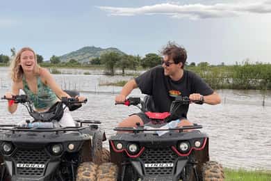 Siem Reap : Visite du village khmer et de la ferme piscicole en quad