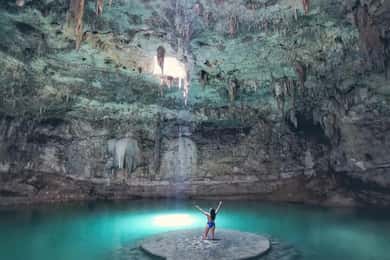 Depuis Mérida : Valladolid, Suytun et les cenotes d'Oxman