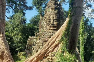 Excursion d'une journée partagée avec un guide anglophone au temple d'Angkor.