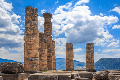 Tour particular de luxo: Delfos, Arachova e Hosios Loukas