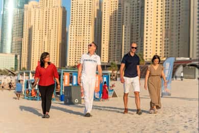Trendiga Dubai Marina, JBR och Bluewaters Island Guidad tur