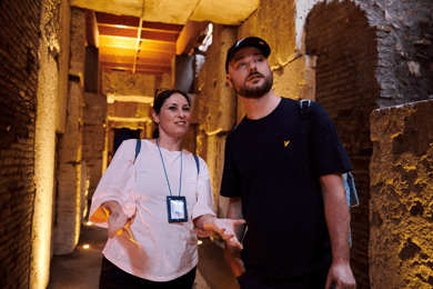 Visite exclusive du Colisée souterrain et du Forum romain