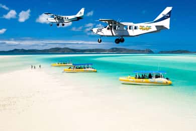 Airlie Beach: Fly Raft Package w Scenic Flight & Snorkeling