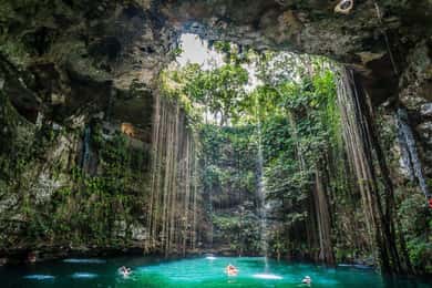 Tulum: Chichen Itza ruïnes & 2 heilige Cenoten! Mexicaans buffet