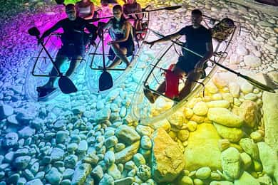 Pula: Sonnenuntergang/Nacht beleuchtete, transparente Kajaktour