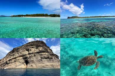 Maurici: tour en llanxa ràpida per les 3 illes del nord amb barbacoa