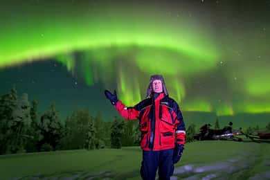 Revontulet Saariselkässä Auroras Northern Lights