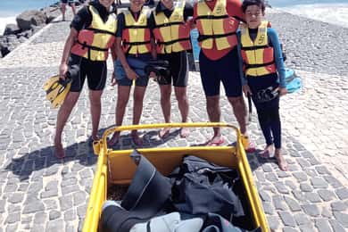 Santa Maria: Passeio de barco com snorkeling