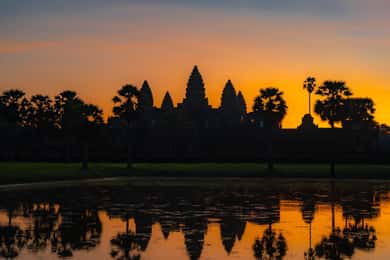 Visite privée d'Angkor Wat au lever du soleil avec petit déjeuner