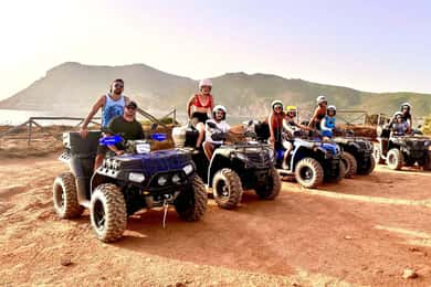 Alghero: Geführte Quad-Tour mit Badepause