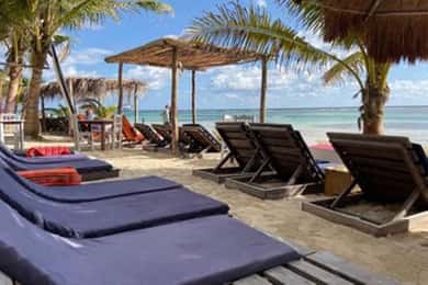 Costa maya : Beach Club ervaring + ontspannende massage