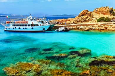 Fra Palau: La Maddalena Archipelago dagstur med båd