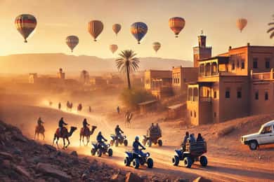 Sunrise Hot Air Balloon, Camel Ride & Quad Bike Fr Marrakech