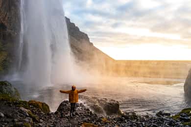 Reykjavik Combo: Costa meridionale, escursione sul ghiacciaio e aurora boreale