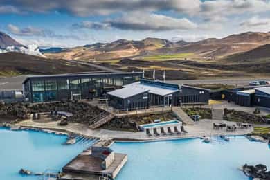 Puerto de Akureyri: Excursión a los Baños Naturales de Myvatn y la Cascada de Godafoss