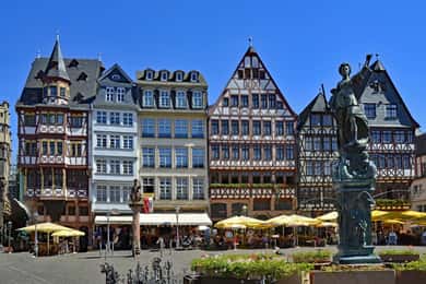 Excursão guiada a pé por Frankfurt com Apple Wine Experience