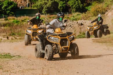 Malaga: 3 timmars offroad-tur med 2-sitsig fyrhjuling i Mijas