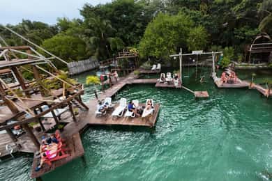 From Mexico City: Tour 4 days Laguna de 7 colors Bacalar with tour guide