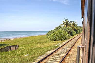 Colombo : Fort de Galle, inscrit à l'UNESCO, avec un trajet en train panoramique le long de la côte