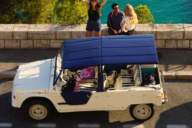 Passeio em Méhari vintage entre Nice, Eze e Mónaco na Côte d'Azur