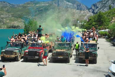Jeep Safari-Öğle Yemeği-Bot-Kanyon-Şelale-Köpük, Su Partisi