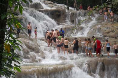 Falmouth: Bamboo Beach Club e Dunn's River Falls