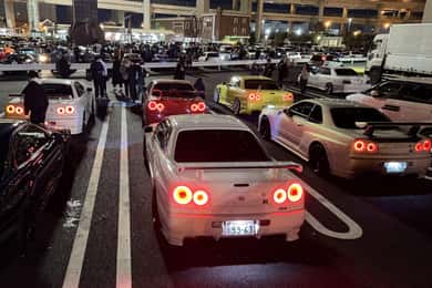 Daikoku & Tokyo Private JDM Tour by R34, Supra,RX-7,R35 etc