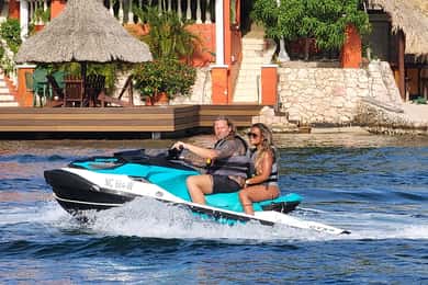 1 uur Curacao Kust en Spaanse Waterlagune jetski tour