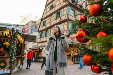 Visite guidée du marché de Noël de Strasbourg avec un guide régional
