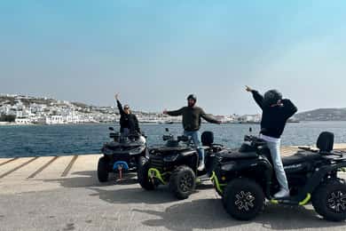 Explore Mykonos Island with a 650cc ATV / QUAD Tour
