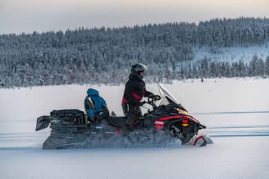 Överkalix: Snowmobile Tour with Fika Break