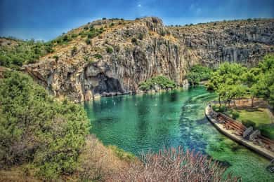 Riviera d'Athènes : Visite du temple de Poséidon et du lac de Vouliagmeni