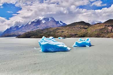 Punta Arenas : Journée de bateau à Torres del Paine et Glacier Grey