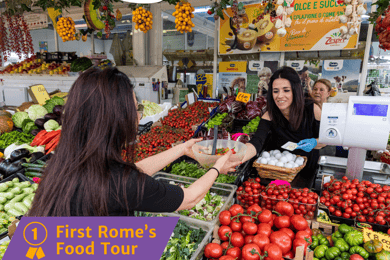 Rome's Original Flavor: A Neighborhood & Market Food Tour