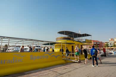 Hurghada: Semi-Submarine Boat Tour w/ Snorkeling & Transfer