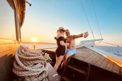 Paphos: Sunset Cruise, Turtle Watching, & Unlimited Drinks