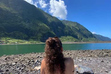 São Jorge: Fajã Camping und Wandertour