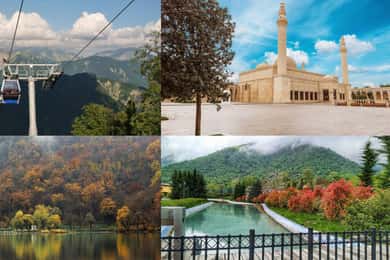 Baku-Gabala-Shamakhi-Tufandag -Nohur lake - Lavender fields