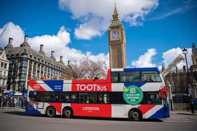 London: Tootbus Hop-on Hop-off with optional River Cruise