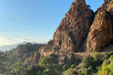 Corse : excursion d'une journée à Piana en minibus depuis Bastia