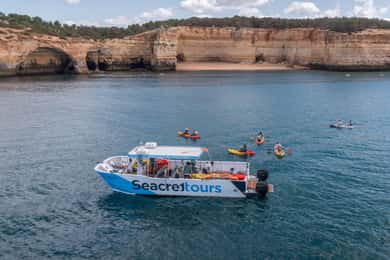 Albufeira Marina: Benagil Grot naar Marinha Strand Kajaktocht